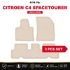 DURBAN Beige Velours-Fußmatten-Set für Citroen C4 Produktbild-Vorschau 17