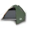 vidaXL Tente de camping dôme 3 personnes Vert Étanche Voir les images du produit 1