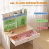 AIYAPLAY Kinderschreibtisch Kinder Schreibtisch mit Produktbild-Vorschau 4