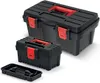Two black toolboxes with red accents and a black tray are displayed against a white background. Anteprima dell’immagine prodotto