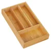 Relaxdays Schubladenorganizer aus Bambus, 4 Fächer, HxBxT: Produktbild-Vorschau 10