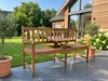 Dřevěná zahradní lavice s výškově nastavitelným stolem z Náhled obrázku produktu 11