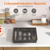 Besteckkasten mit Deckel Besteckhalter Küchenschublade und Produktbild-Vorschau 8