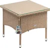 CASARIA® Polyrattan Beistelltisch 50x50x45cm Produktbild-Vorschau 1