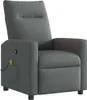vidaXL Massage-Relaxsessel, Stoff, Dunkelgrau Produktbild-Vorschau 1