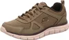 A single olive-colored Skechers sneaker is shown against a white background. Produktbild-Vorschau