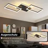 ZMH Stropná lampa čierna Obývacia izba, LED stropné svetlo Náhľad obrázku produktu 5