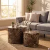 SalesFever Couchtisch 2er-Set | oval | MDF foliert in Produktbild-Vorschau 4