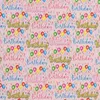 Geschenkpapier Happy Birthday 70cm x 2m Rolle Rosa / Bunt Produktbild-Vorschau 2