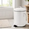 Relaxdays Kosmetikeimer, 5 Liter, Retro-Design, Produktbild-Vorschau 2