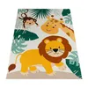 Teppich Kinderzimmer Kinderteppich Zootiere Rutschfest Produktbild-Vorschau 5