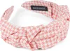 styleBREAKER Damen Haarreif mit Hahnentritt Muster in Produktbild-Vorschau 1
