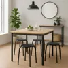 Harbour Housewares Stapelhocker aus Metall – Mattschwarz Produktbild-Vorschau 6