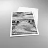 Poster - Poster ohne Rahmen - Brücke Meer Welle - 70x100 cm Produktbild-Vorschau 3
