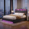 Letto imbottito INONEFT, 140 x 200 cm, letto a molle con Anteprima dell’immagine prodotto 3