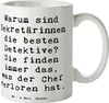 Mr. & Mrs. Panda Henkelpott Spruch Sekretärin Detektiv - Produktbild-Vorschau 1