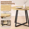 HOMCOM Esstisch 100 x 100 cm Runder Esszimmertisch für 4 Produktbild-Vorschau 6