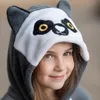 Pyjama Onesie Kigurumi Kostüm für Kinder Lemur 110 Produktbild-Vorschau 2