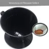 Kaffeehandfilter 1x4 mit 2 Lchern schwarz Produktbild-Vorschau 5
