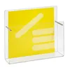 Quadratischer Wandprospekthalter 150x150mm aus Acrylglas / Produktbild-Vorschau 2