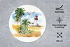 MuchoWow® Mauspad Mousepad Leuchtturm - Palme - Vogel - Produktbild-Vorschau 2