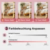 Table de maquillage élégante avec miroir et éclairage à 3 Voir les images du produit 7