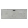 vidaXL Wand-Schuhschrank Betongrau 100x35x38 cm Produktbild-Vorschau 13