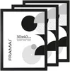 LUCA® Cornici, HEN 2, set di 3 cornici, colore nero, 30x40 Anteprima dell’immagine prodotto 1