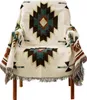 Boho-Decke mit Fransen,130×180 cm gewebte tagesdecke im Produktbild-Vorschau 1