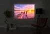 lightbox multicolor | LED Wandbild | Steg mit Möwen bei Produktbild-Vorschau 6