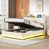 Čalúnená posteľ Fortuna Lai 160x200 cm s LED svetelnými Náhľad obrázku produktu 2
