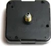 A close-up view of the back of a black quartz clock movement mechanism. Produktbild-Vorschau