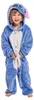 Pigiama Kigurumi Onesie Stitch Costume Blu per bambini Anteprima dell’immagine prodotto 3