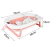 Baby Badewanne Faltbar mit Thermometer und Kissen Produktbild-Vorschau 8