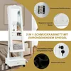 COSTWAY Armoire à bijoux avec éclairage LED, armoire à Voir les images du produit 5