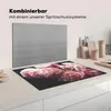 KitchenYeah© Herdabdeckplatte Blumenstrauß aus rosa Produktbild-Vorschau 3