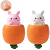 6 Stück Hasen Stressball Squishy Quetschspielzeug Anti Produktbild-Vorschau 1