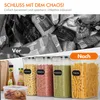 Theo&Cleo Vorratsdosen mit Deckel luftdicht, 6 Stück je 4L, Produktbild-Vorschau 5