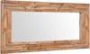 vidaXL Dekorativní zrcadlo Teak 120 x 60 cm obdélníkové Náhled obrázku produktu 1