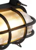Industrielle Wand  und Deckenleuchte Schwarz Oval IP44 Produktbild-Vorschau 6