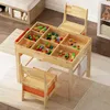 Kinder-Bausteintisch mit 2 Stühlen und Stauraum, Produktbild-Vorschau 8