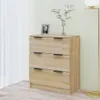 vidaXL Sideboard chêne Sonoma 60x30x70 cm Matériau dérivé Voir les images du produit 3