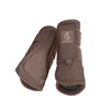 A pair of brown horse leg protection boots. Produktbild-Vorschau