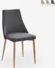 Stuhl gepolstert modern aus Stoff für Esszimmer und Küche Produktbild-Vorschau 6