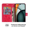 Handy Tasche für Xiaomi Redmi A3 Handyhülle Blumen Hülle Produktbild-Vorschau 8