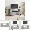 The Living Store TV-Schrank Betongrau 102x34,5x43 cm Produktbild-Vorschau 8