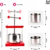 SuperButelki - Wyciskarka do owoców 3 litry, ręczna prasa Podgląd zdjęcia produktu 8