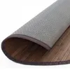 Homestyle4u Bambusová rohožka Tmavo hnedá 90 cm okrúhly Náhľad obrázku produktu 4