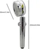 Hochdruck Turbo Duschkopf(Silber) mit Baumwollfilter,360° Produktbild-Vorschau 5