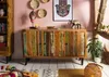 MASSIVMOEBEL24 Sideboard Altholz 150x45x86 mehrfarbig Produktbild-Vorschau 9